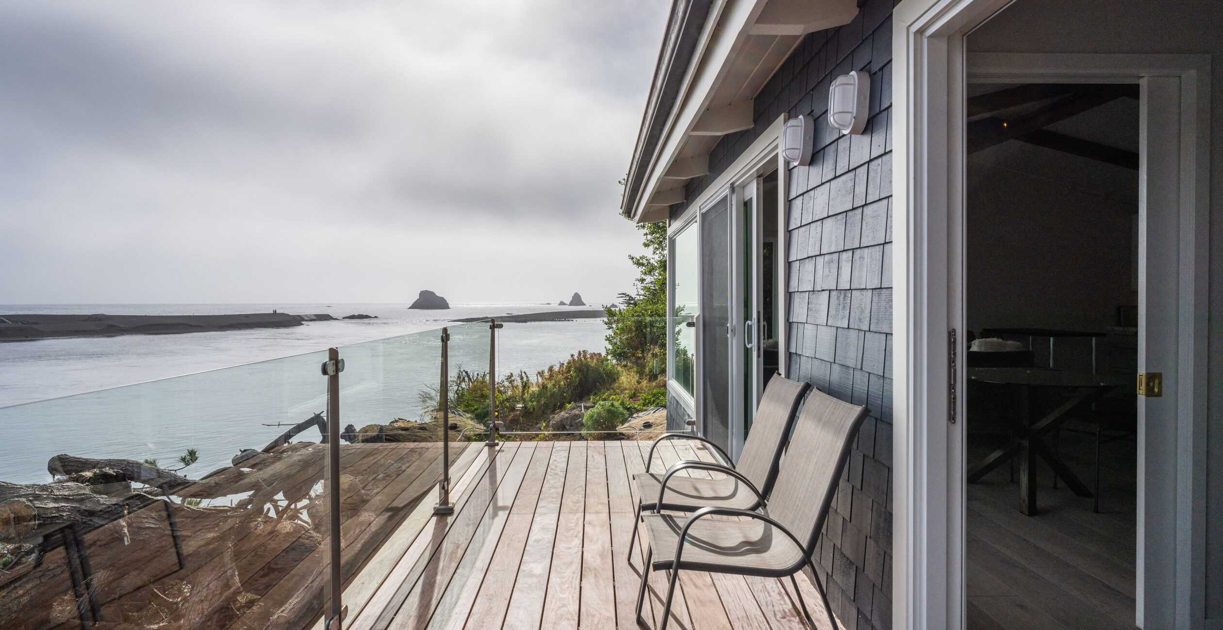 Headlands House private deck view - Luxury Rental in Northern CA